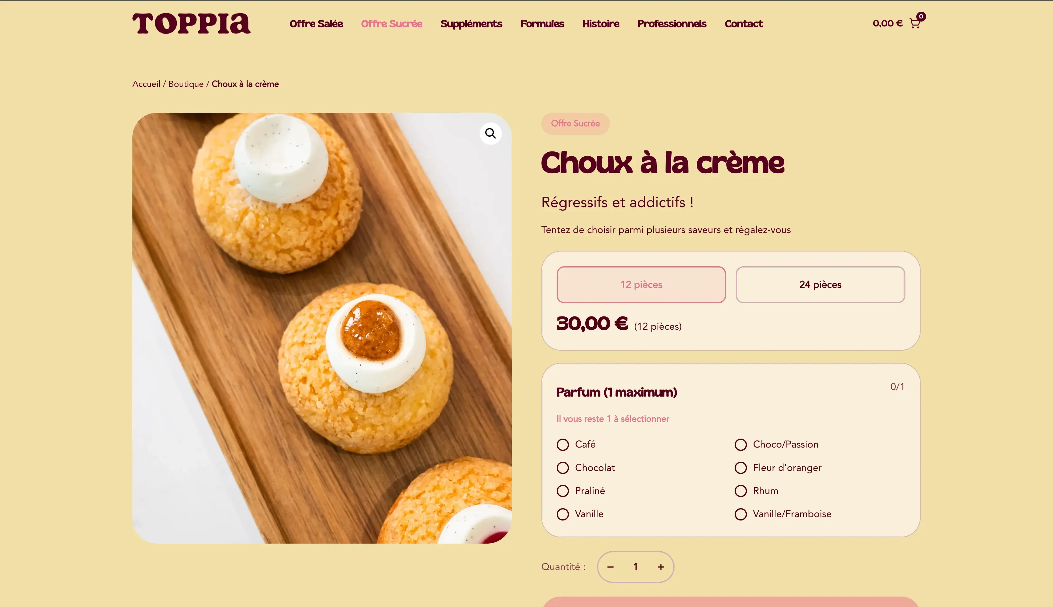 Le site Toppia, réalisé par Digitalify